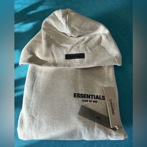 Essentials Fear of God Light Oatmeal Hoodie